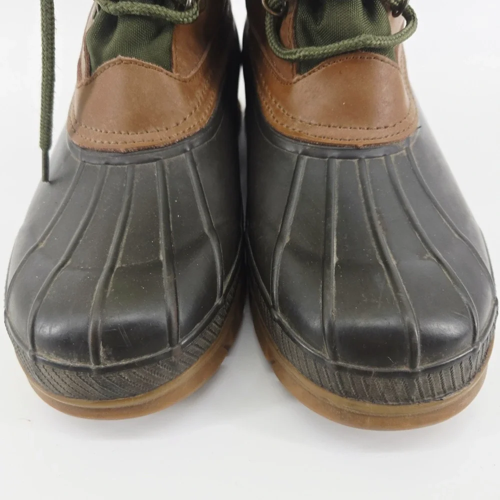 Vintage Mens‎ 9 Lands End Snow boots Water Repellent sherpa Duck Boots
